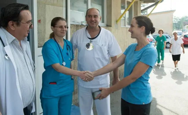 Foto FOTO. Serviciul de urgenţă al Bazei NATO de la Deveselu, corelat cu Spitalul Caracal. Ambulanţă proprie pentru transportul soldaţilor americani