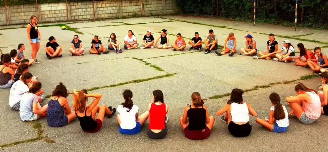 Foto FOTO. Tineri voluntari din Belgia, proiect de voluntariat în comuna Grădinile