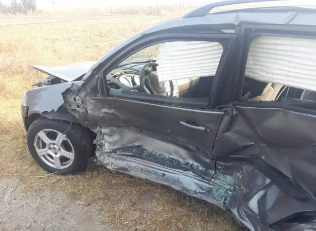 Foto FOTO&VIDEO. Accident la Studinița. Două persoane au ajuns la spital