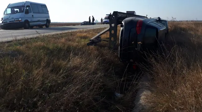 Foto FOTO&VIDEO. Doi răniți într-un accident, la Radomirești