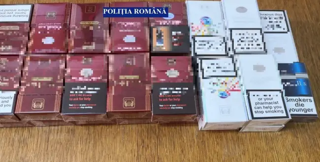 Foto Mii de ţigări de contrabandă, confiscate de poliţiştii din Olt