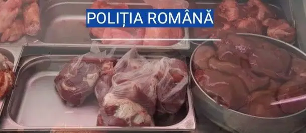 Foto FOTO. Peste 350 de kilograme de carne, confiscate de poliţişti. Controale în Slatina şi Balş