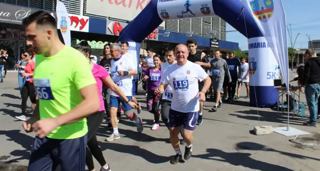 Foto FOTO. „Crosul Primăverii Slatina-5k”, parcurs in 15 minute. Peste 250 de concurenți au luat startul competiției dedicate iubitorilor de mișcare