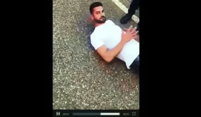 Foto VIDEO. Şoferul care a leşinat când a suflat în etilotest este Andrei Creţu, fostul atacant al lui Alro Slatina