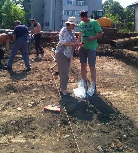 Foto FOTO. Săpături arheologice în Slatina. Descoperiri promiţătoare în cartierul Crişan II, pe vatra străveche a oraşului