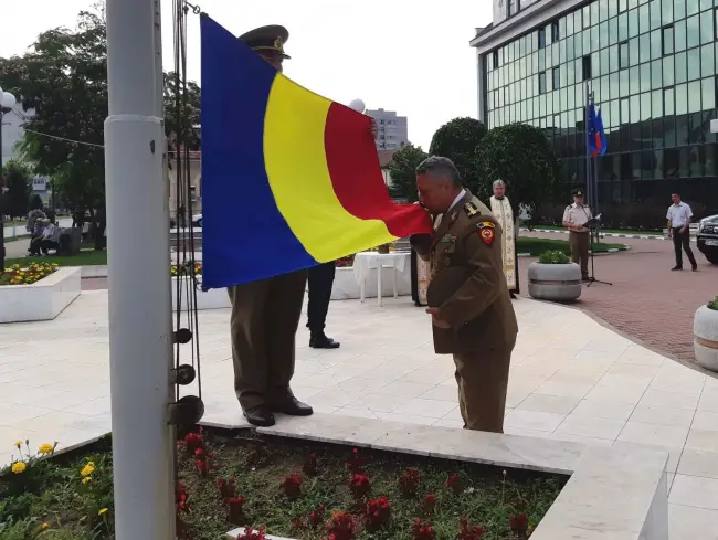 Foto FOTO. Ziua Drapelului Naţional, marcată la Slatina