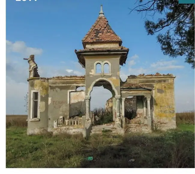 Foto FOTO. Conacul Hagiescu-Mirişte de la ieşirea din Deveselu spre Corabia a dispărut la propriu, în decursul unui deceniu