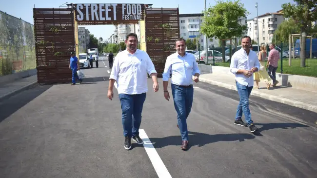 Foto FOTO. Cel mai mare parc din Slatina, inaugurat oficial. Street Food Festival, timp de trei zile, în noua zonă de promenadă