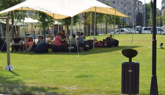 Foto FOTO. Cel mai mare parc din Slatina, inaugurat oficial. Street Food Festival, timp de trei zile, în noua zonă de promenadă