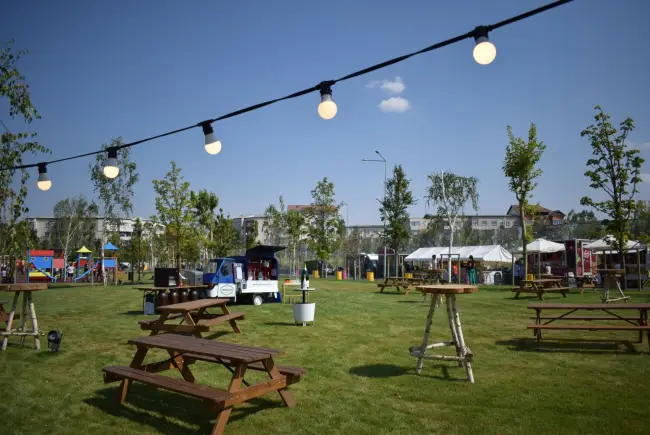 Foto FOTO. Cel mai mare parc din Slatina, inaugurat oficial. Street Food Festival, timp de trei zile, în noua zonă de promenadă