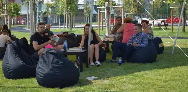 Foto FOTO. Cel mai mare parc din Slatina, inaugurat oficial. Street Food Festival, timp de trei zile, în noua zonă de promenadă