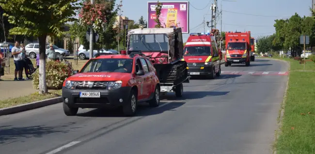 Foto FOTO. Ziua Pompierilor din România, marcată la Slatina. Salvatorii olteni, la ceas aniversar