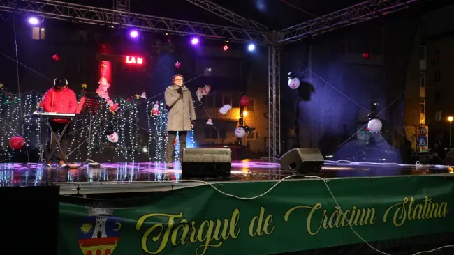 Foto FOTO. Concert de excepţie susţinut de Fuego, în Târgul de Crăciun de la Slatina