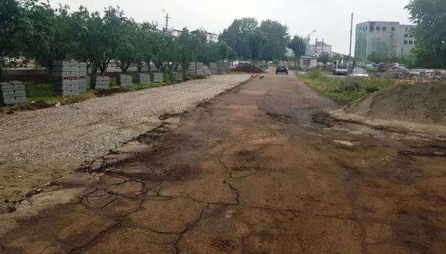 Foto FOTO: Ample lucrări de reabilitare, la fostul Colegiu „Ion Mincu” din Slatina