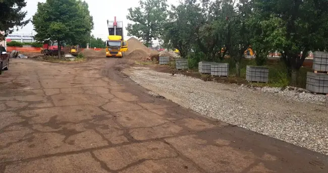 Foto FOTO: Ample lucrări de reabilitare, la fostul Colegiu „Ion Mincu” din Slatina