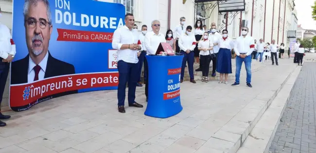 Foto VIDEO: Candidatul PSD Ion Doldurea, lansat în cursa pentru Primăria Caracal