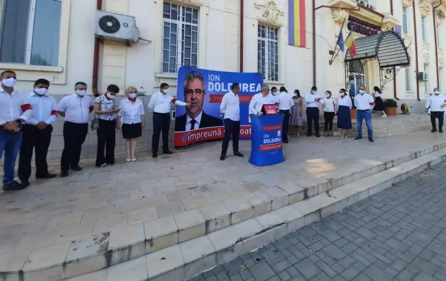 Foto VIDEO: Candidatul PSD Ion Doldurea, lansat în cursa pentru Primăria Caracal