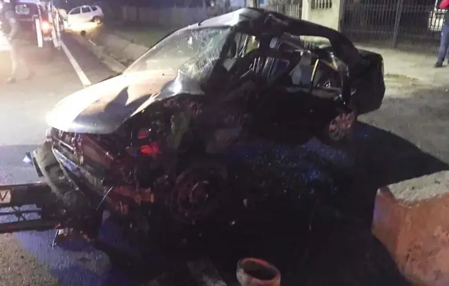 Foto IMAGINI cu mașina în care și-a pierdut viața fiul adjunctului IPJ Olt