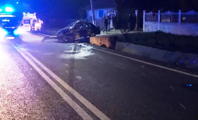 Foto IMAGINI cu mașina în care și-a pierdut viața fiul adjunctului IPJ Olt