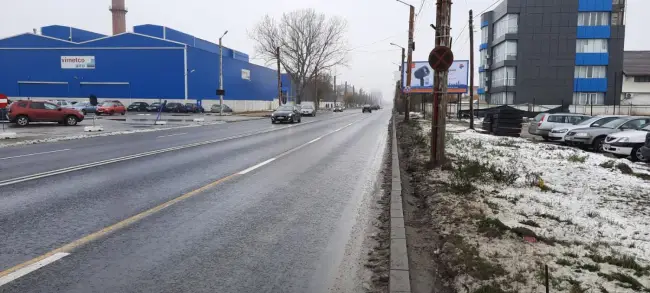 Foto FOTO. Cum se circulă pe strada Piteşti din Slatina, după finalizarea lucrărilor de reabilitare