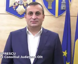 Foto VIDEO. Mesajul preşedintelui CJ Olt, Marius Oprescu, cu ocazia Sărbătorilor de Iarnă
