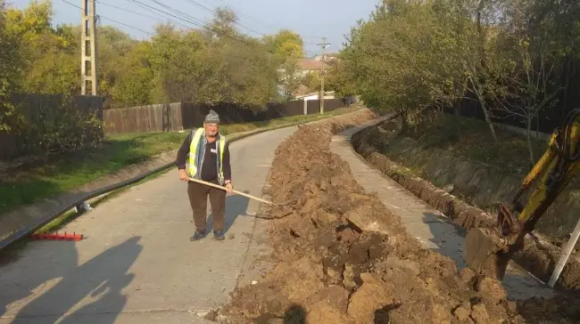 Foto FOTO. O nouă extindere a reţelei de gaze, la Şerbăneşti