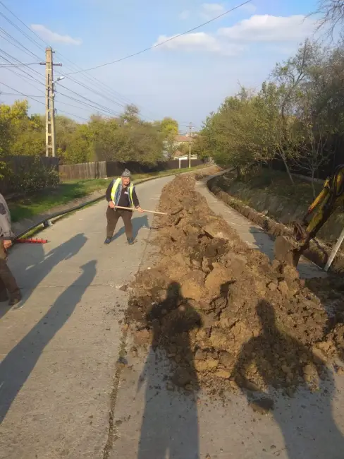 Foto FOTO. O nouă extindere a reţelei de gaze, la Şerbăneşti