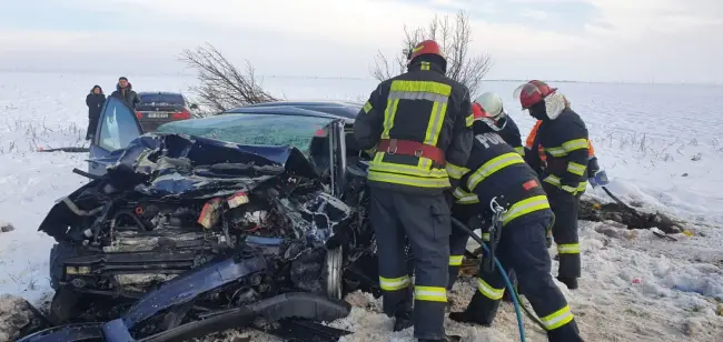 Foto  VIDEO. Jandarm din Ianca, mort într-un accident în Teleorman. Avea doar 21 de ani