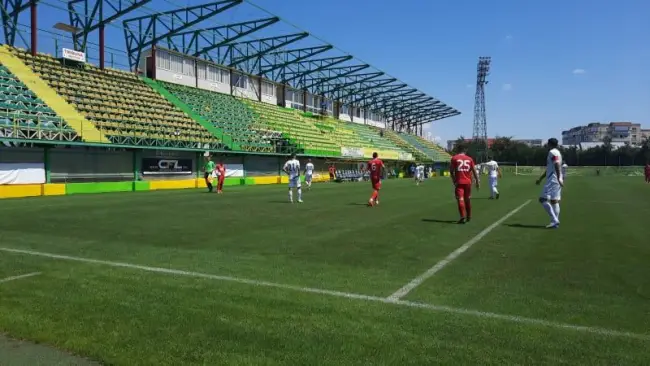 Foto FOTO. CSM Slatina a pierdut, scor 3-2, amicalul disputat pe terenul nou-promovatei în Liga I, CS Mioveni