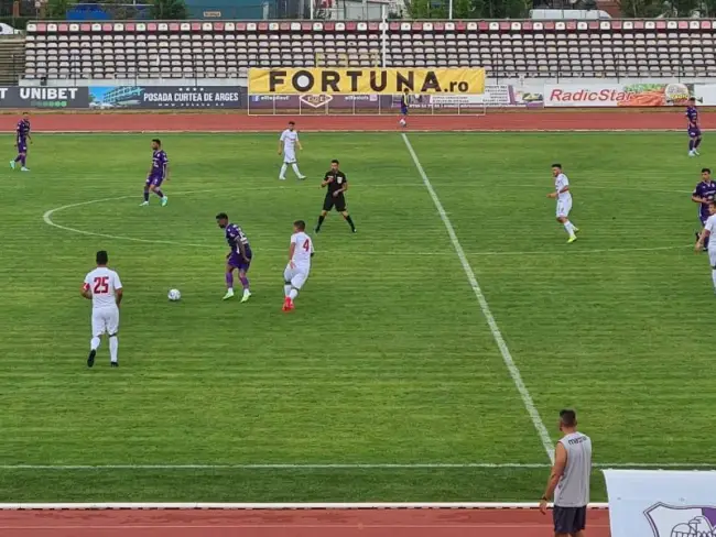 Foto FOTO. CSM Slatina învinge cu 1-0 în amicalul disputat cu FC Argeş, pe Stadionul „Nicolae Dobrin”