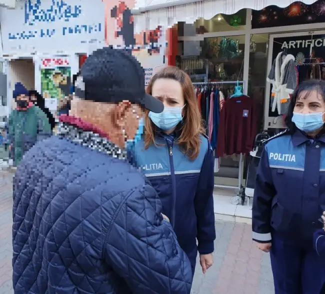 Foto VIDEO/FOTO. Acţiuni de prevenire şi combatere a infectării cu virusul Sars-CoV 2 ale poliţiştilor olteni