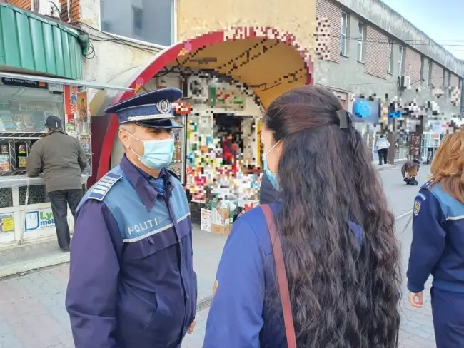 Foto VIDEO/FOTO. Acţiuni de prevenire şi combatere a infectării cu virusul Sars-CoV 2 ale poliţiştilor olteni