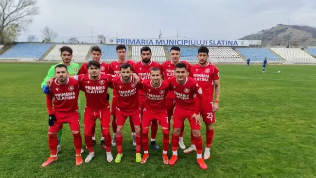 Foto CSM Slatina s-a impus, scor 2-0, cu Petrolul Potcoava, în ultimul meci oficial din 2021