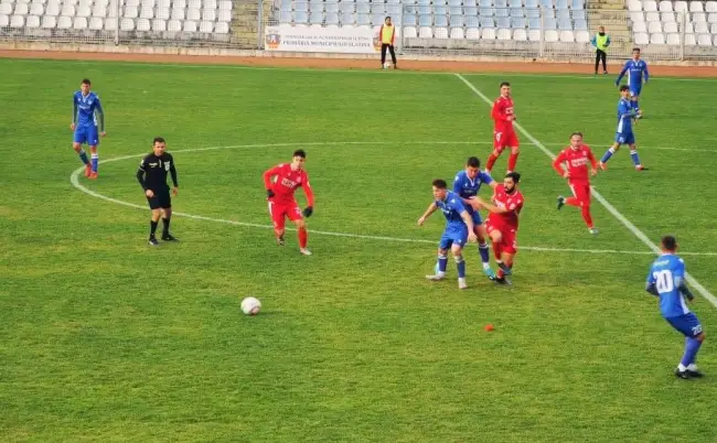 Foto CSM Slatina s-a impus, scor 2-0, cu Petrolul Potcoava, în ultimul meci oficial din 2021