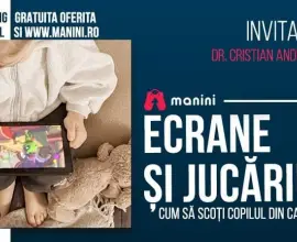 Foto Cristian Andrei, cunoscutul medic neuropsihiatru, va susţine la Slatina o conferinţă cu tema „Ecrane şi jucării”. Participarea părinţilor este gratuită