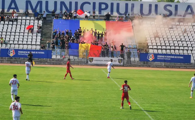 Foto FOTO. CSM Slatina, remiză în turul barajului de promovare. „Returul se va juca până la ultimul minut, suntem pozitivi”