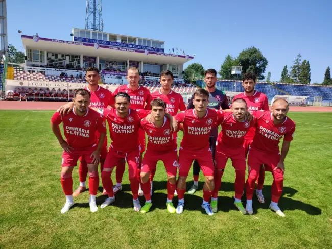 Foto CSM Slatina, replică bună în jocul de pregătire cu FC Argeş