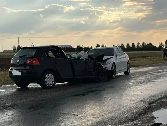 Foto Accident în Caracal. Patru autoturisme implicate, o persoană a necesitat îngrijiri medicale