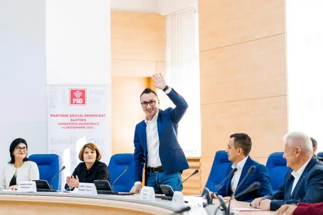 Foto FOTO. Emil Moţ, reales la conducerea PSD Slatina