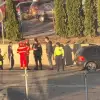Foto Trei maşini implicate într-un accident, pe strada Drăgăneşti din Slatina