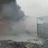 Imagine VIDEO. Incendiu la o topitorie din Slatina