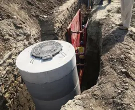 Foto VIDEO. Proiectul de reabilitare a reţelei de apă şi canal din Caracal, în plină desfăşurare. Primarul Doldurea spune că urmăreşte lucrările îndeaproape