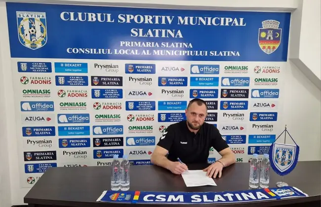 Foto CSM Slatina are un nou antrenor. Adrian Chiruţ a fost instalat pe banca tehnică a echipei slătinene