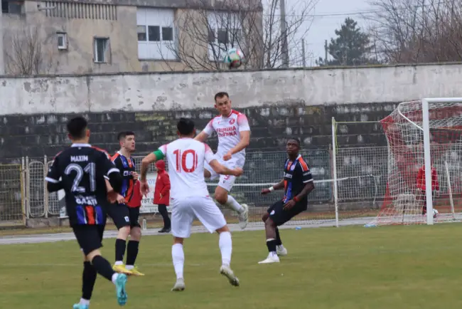 Foto FOTO. CSM Slatina, rezultat pozitiv cu aspiranta la promovare, Oţelul Galaţi