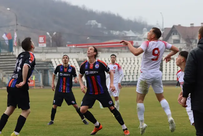 Foto FOTO. CSM Slatina, rezultat pozitiv cu aspiranta la promovare, Oţelul Galaţi