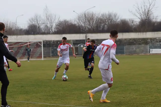 Foto FOTO. CSM Slatina, rezultat pozitiv cu aspiranta la promovare, Oţelul Galaţi