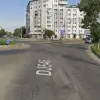 Imagine Slatina: Bandă pentru virajul la dreapta pe strada Artileriei, în sensul giratoriu de la Steaua