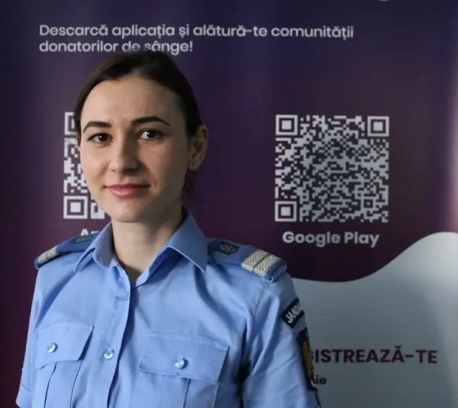 Foto FOTO. Jandarmii olteni au donat sânge pentru pacienţii din spitale