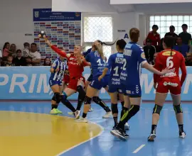 Foto Echipa de handbal CSM Slatina a retrogradat, după meciul pierdut cu CSM Bucureşti