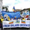 Imagine Profesorii continuă greva generală